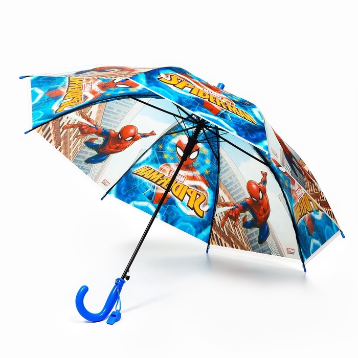 Зонт десткий, Человек-паук, 8 спиц d=87см Зонт десткий, Человек-паук, 8 спиц d=87см