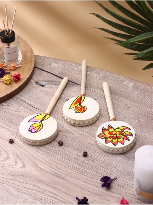 Сувенирный музыкальный инструмент "Клон Тонг" махагон, 25х9х2 см. МИКС