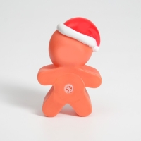 Новый год. Игрушка пищащая "Пряня" для собак, 6,5 х 10 см Новый год. Игрушка пищащая "Пряня" для собак, 6,5 х 10 см