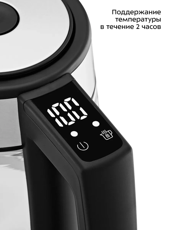 Чайник электрический с терморегулятором КТ-6712 - 1,7 л