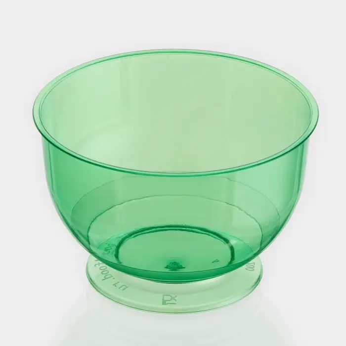 Креманка пластиковая одноразовая для фуршета &laquo;Кристалл&raquo;, 200 мл, зелёная