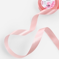 Лента атласная, 25 мм × 23±1 м, розовая Лента атласная, 25 мм × 23±1 м, розовая