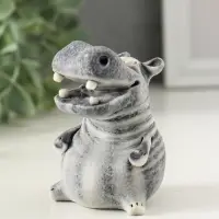 Сувенир "Бегемот сидит" 7 см