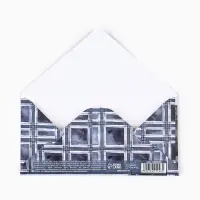 Конверт для денег на акварельном картоне &laquo;Джентльмену&raquo;, 16.5 х 8 см