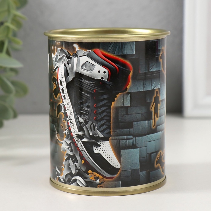 Подарочные носки в банке «Крутому парню», (внутри носки мужские, цвет чёрный) Подарочные носки в банке «Крутому парню», (внутри носки мужские, цвет чёрный)