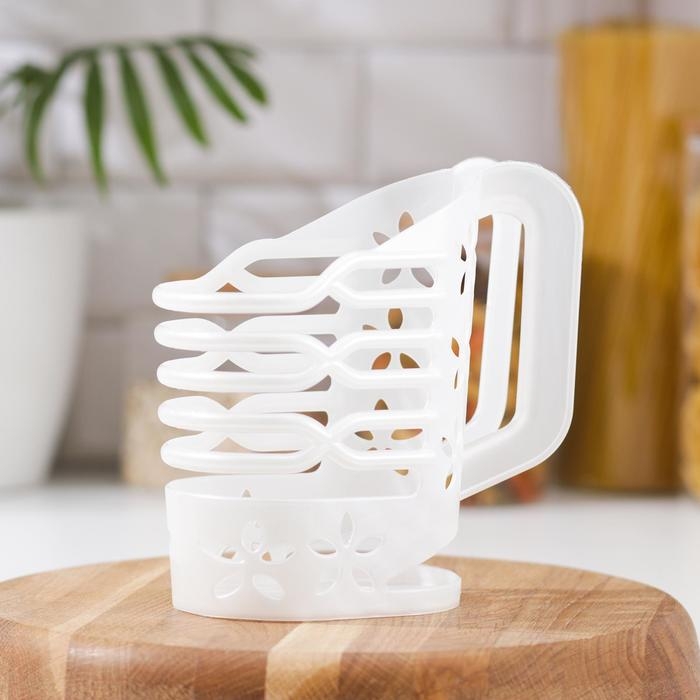 Держатель для молока, 1 л, белый мрамор