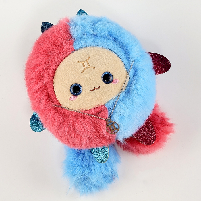 Мягкая игрушка &laquo;Зодиаки: Близнецы&raquo;, с кулоном, 17 см