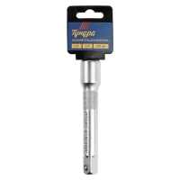 Удлинитель для воротка ТУНДРА, квадрат 1/2", 125 мм, CrV