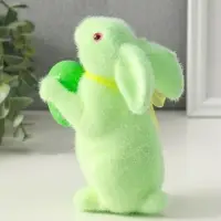 Сувенир пасхальный "Мятный заяц с пасхальным яйцом" 6х11х15,5 см