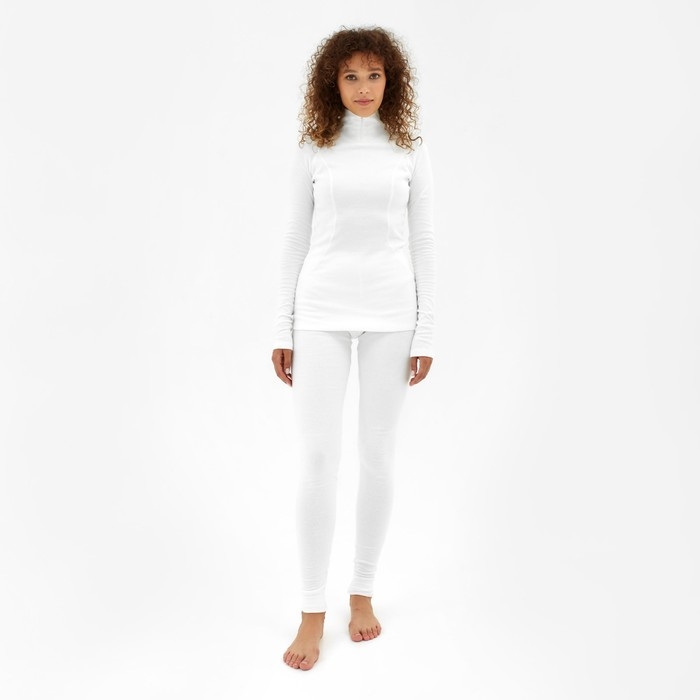 Термобельё женское (лонгслив, лосины) MINAKU цвет молочный, р-р 48