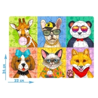 Пазл «Крутые животные», 160 элементов Пазл «Крутые животные», 160 элементов