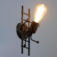 Бра "Человечек" E27 40Вт черный