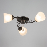 Люстра "Том" 3х40Вт Е27 черный хром 56х56х26см Люстра "Том" 3х40Вт Е27 черный хром 56х56х26см