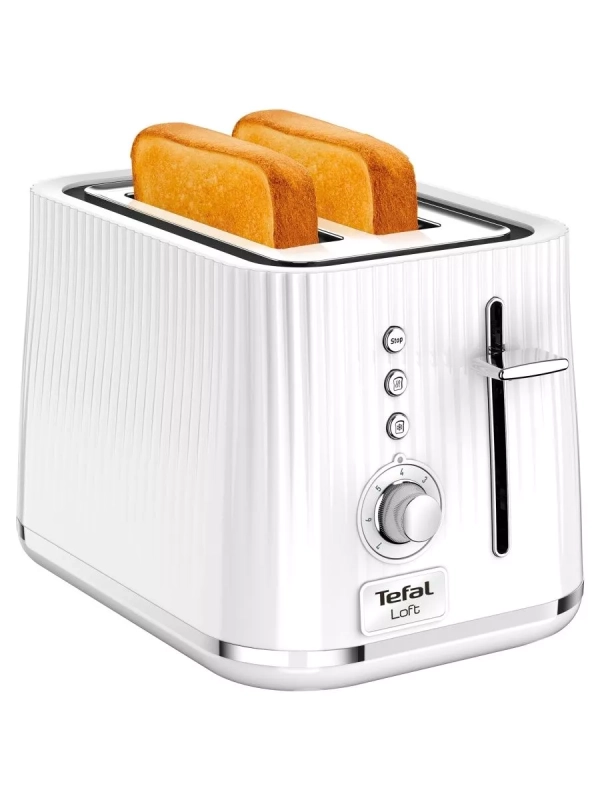 Тостер Loft 2S TT761138, белый, 850 Вт
