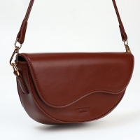 Сумка женская мессенджер на молнии, цвет красно-коричневый Сумка женская мессенджер на молнии, цвет красно-коричневый