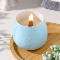 Свеча из соевого воска в кашпо &laquo;Нежность&raquo;, 8&times;8 см, МИКС