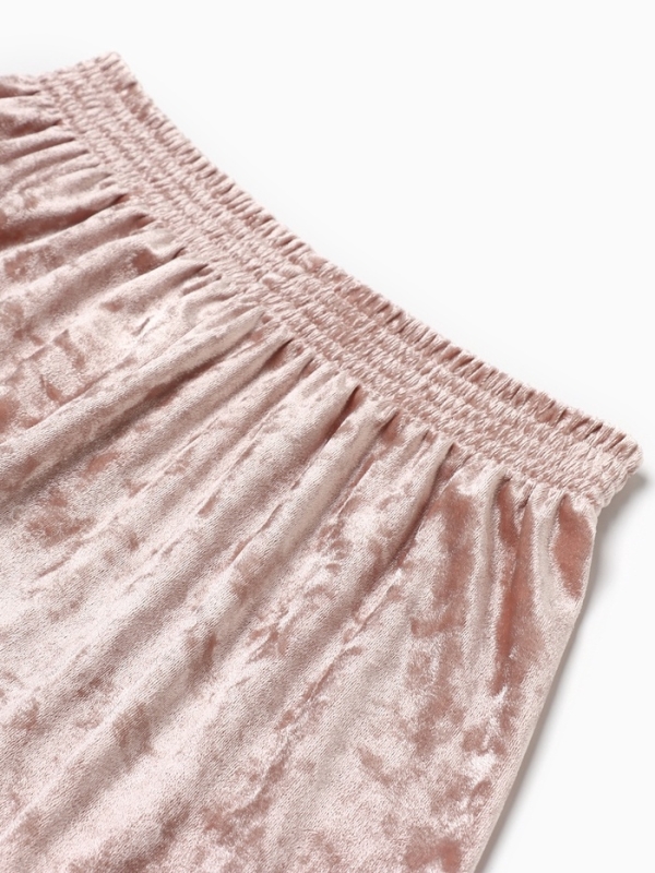 Костюм женский (футболка и шорты) KAFTAN "Бархат", р. 40-42, розовый