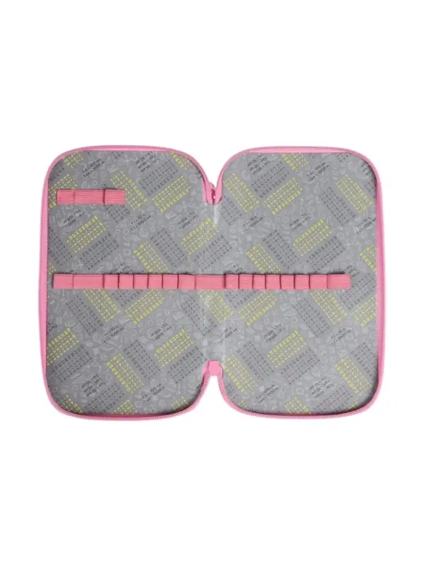 Пенал 3 секции, 125 х 205 х 55 мм, Calligrata 30П26/3 "Аниме подружки", ламинированный картон