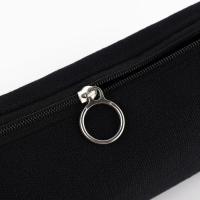 Пенал школьный текстильный No hard feelings, 18&times;6.5 см