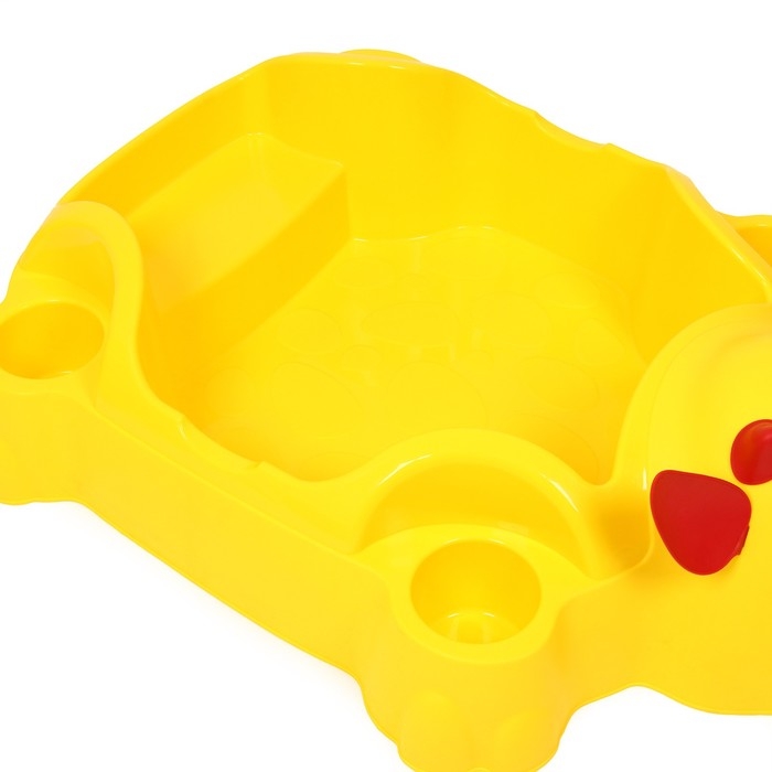 Песочница детская пластиковая, с крышкой, 116 × 83 × 30 см, «Коровка» Песочница детская пластиковая, с крышкой, 116 × 83 × 30 см, «Коровка»