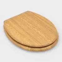 Сиденье для унитаза, 45&times;36&times;5 см, натуральное дерево