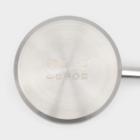 Ковш 2,8 л, d=18, h=11 см, с крышкой, толщина стенки 0,8 мм, индукция Ковш 2,8 л, d=18, h=11 см, с крышкой, толщина стенки 0,8 мм, индукция