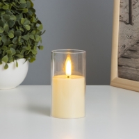 Светильник "Свеча в стакане"  3хLR44, 5,7х5,7х10см