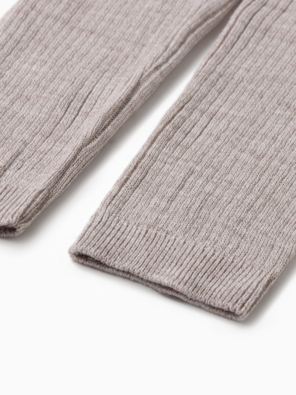 Костюм детский вязаный (кофта и брюки) MINAKU, цвет бежевый, рост 134 см