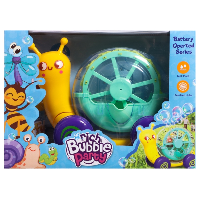 Каталка-генератор мыльных пузырей &laquo;Улитка&raquo;, на палке