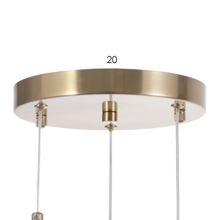 Светильник "Жаклин" 3х3Вт G4 Белый 30х30х180см