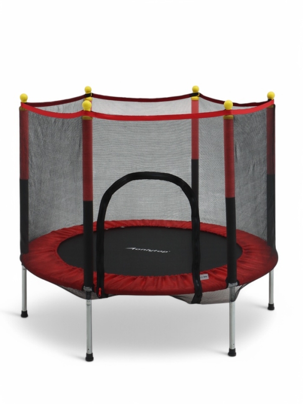 Батут 140 см h=120, цвет красный