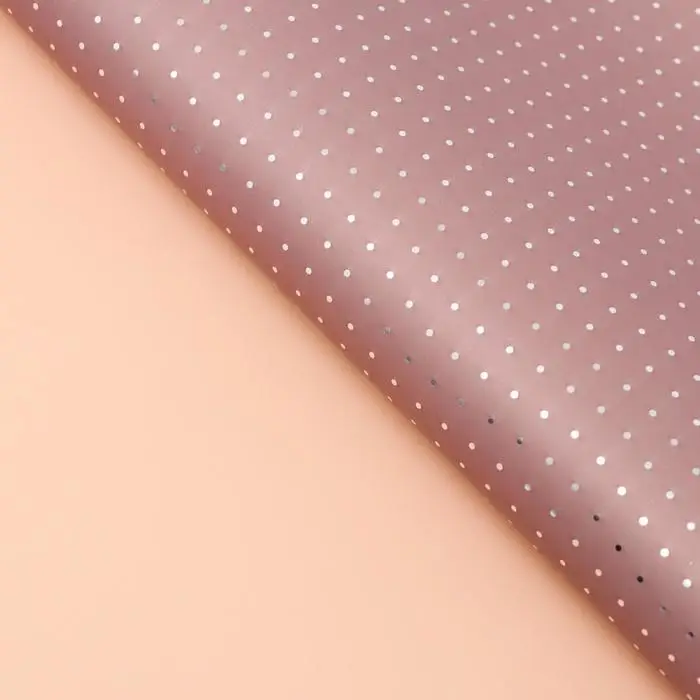 Плёнка матовая &laquo;Серебристый горох&raquo; песочный, бобовый, 0.58&times;0.58 м
