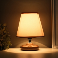 Лампа настольная "Мини" 1х40Вт Е14 бежевый 15х15х20см МОДЕЛЬ: 3133993