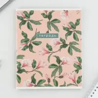 Тетрадь в клетку, 48 л., А5, на скрепке, блок №2 &laquo;Цветы&raquo; МИКС