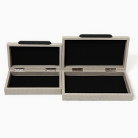 Шкатулка для украшений &laquo;Минимализм&raquo; экокожа, набор 2 шт.