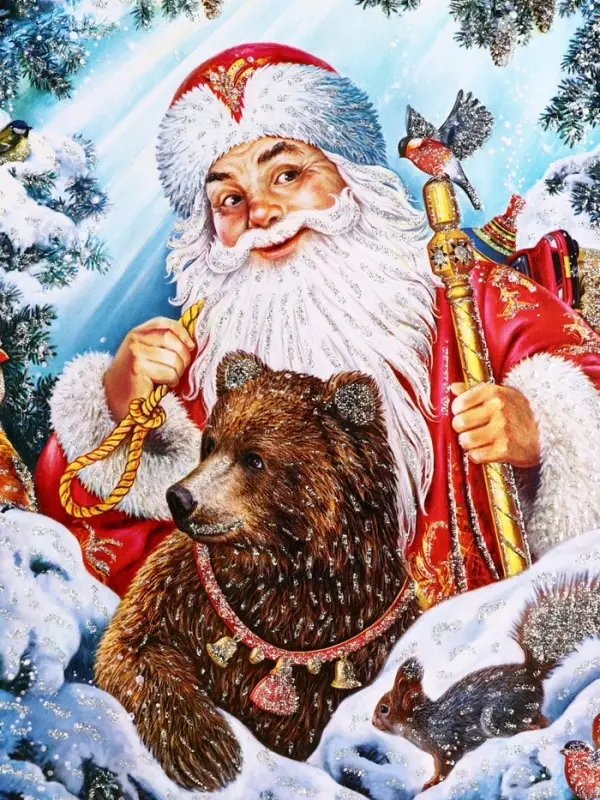 Подарочная новогодняя коробка &laquo;Зимняя сказка&raquo;, для сладких подарков, 16.8&times;7&times;25 см