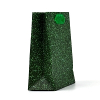 Пакет подарочный новогодний ламинированный &laquo;Ёлочка&raquo;, глиттер, S 12 х 15 х 5.5 см