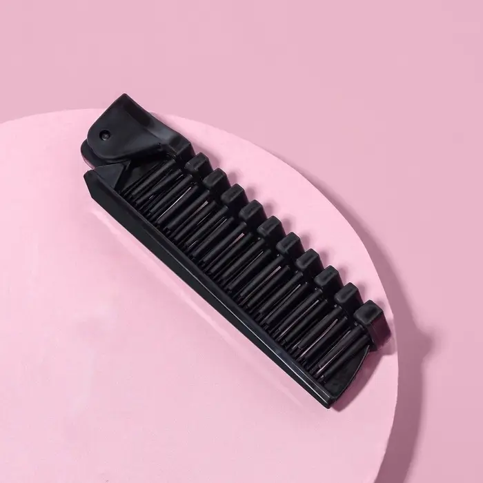 Расчёска складная, 20/10&times;2.8 (&plusmn;1) см, чёрная