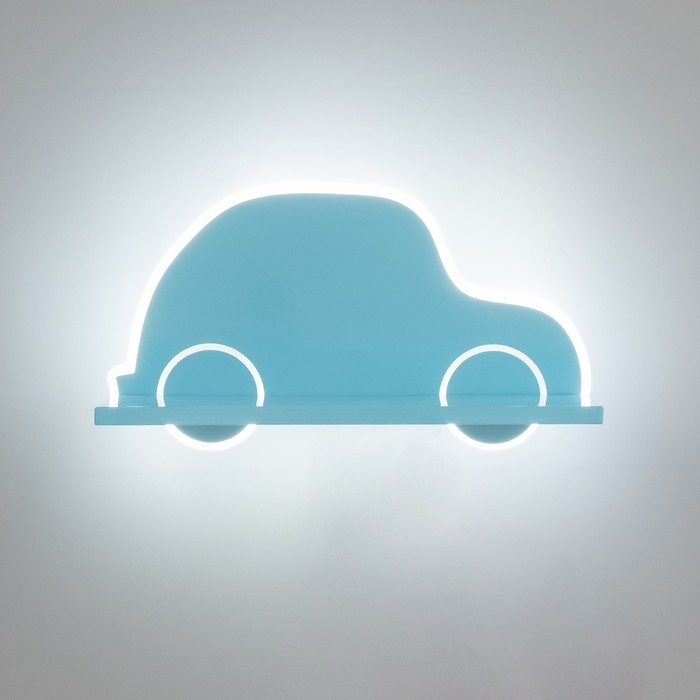 Бра Бра "Машинка" LED 24Вт синий 30х26 см