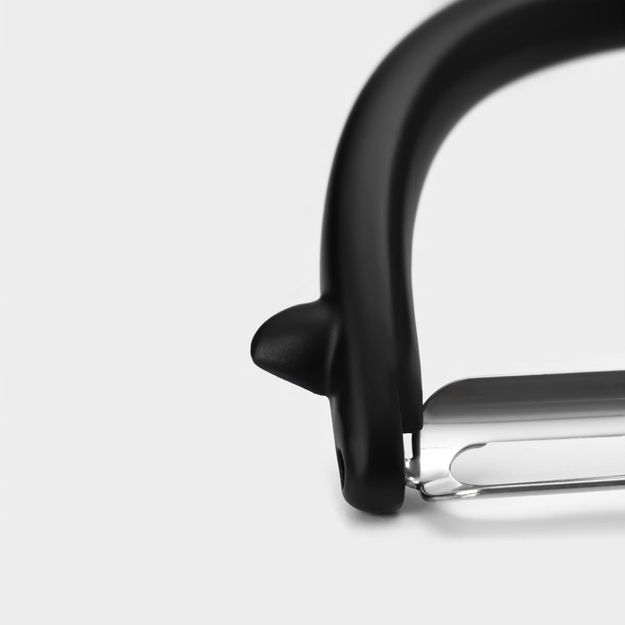 Овощечистка Magistro Vantablack, 17&times;6,6 см, горизонтальная, цвет чёрный