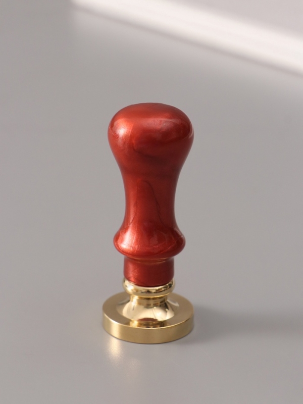 Печать для сургуча с пластиковой ручкой Печать для сургуча с пластиковой ручкой "Венок с буквой Y" 2,5х2,5х6,3 см