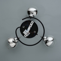 Люстра "Редо" 3хЕ27 40Вт черно-хромовый 45х45х28 см Люстра "Редо" 3хЕ27 40Вт черно-хромовый 45х45х28 см