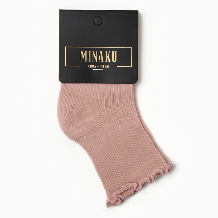 Носки детские MINAKU, цвет розовый, 7-10 см Носки детские MINAKU, цвет розовый, 7-10 см