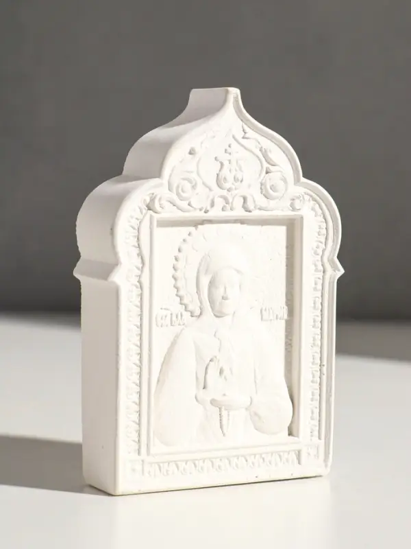 Икона "Святая Матрона" с подвесом размер 12х8х2 см, гипс