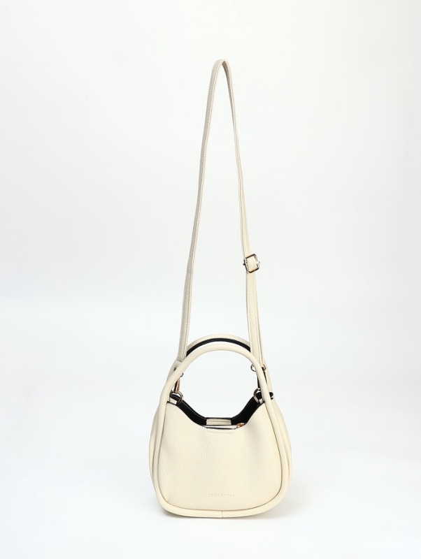 Сумка женская тоут на молнии, цвет белый