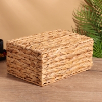 Корзина плетеная 31x21x14 см, водный гиацинт