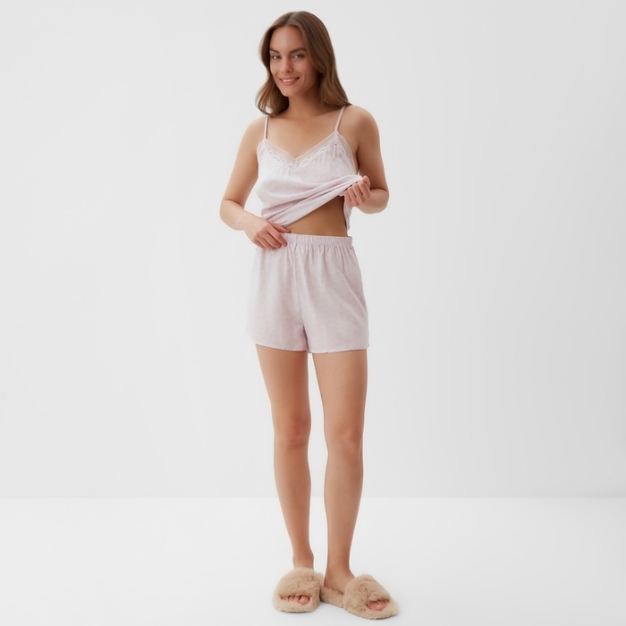 Пижама женская (майка и шорты) KAFTAN р. 44-46, сиреневый