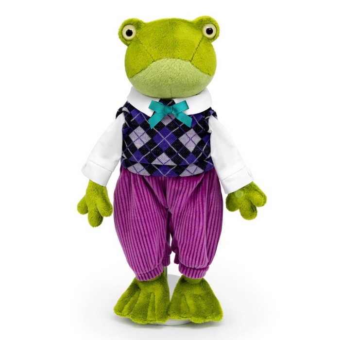 Мягкая игрушка &laquo;Жорик Кваковский&raquo;, в комплекте с жаккардовым жилетом, 16 см