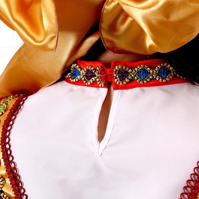 Карнавальный костюм &laquo;Самоцветы&raquo;: платье, кокошник, косынка в руку, р-р 50-52