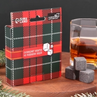 Новый год. Новогодний набор камней для виски &laquo;Успеха в каждом деле&raquo;, 9 шт